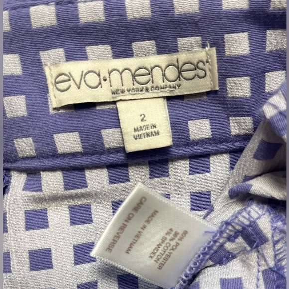 Eva Mendes A Line Skirt
Checkered Purple Plum Squares - Picture 5 of 7